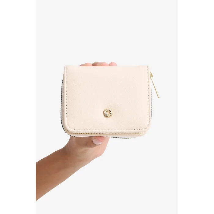 Defacto F6796AXBG26 Bej Kadın Suni Deri Cüzdan