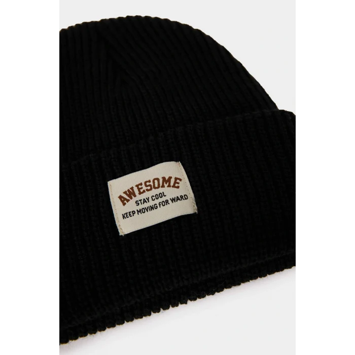 Defacto C8580A8BK27 Siyah Erkek Çocuk Triko Bere