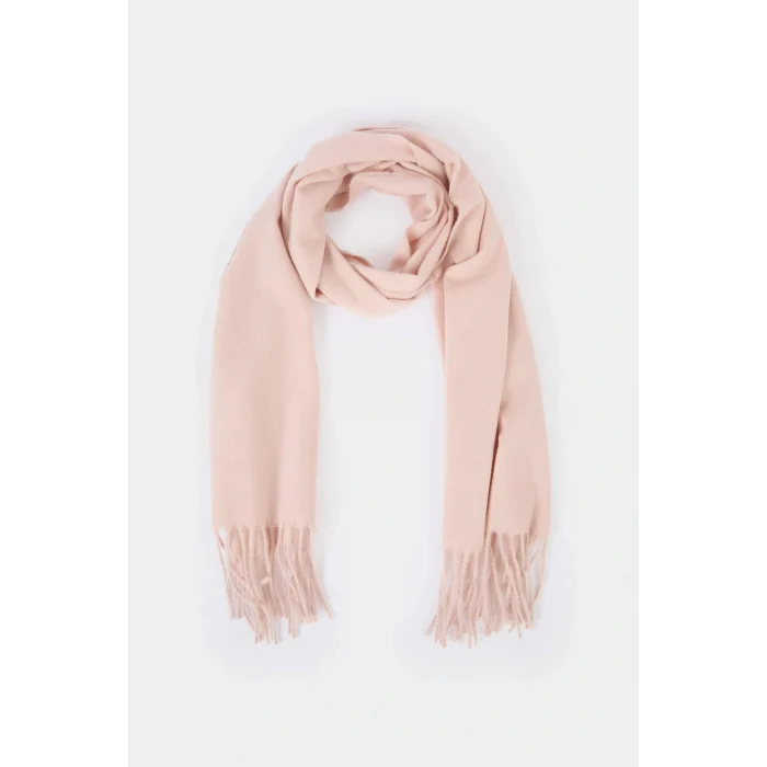 Defacto F3423AXPN1 Pembe Kadın Atkı