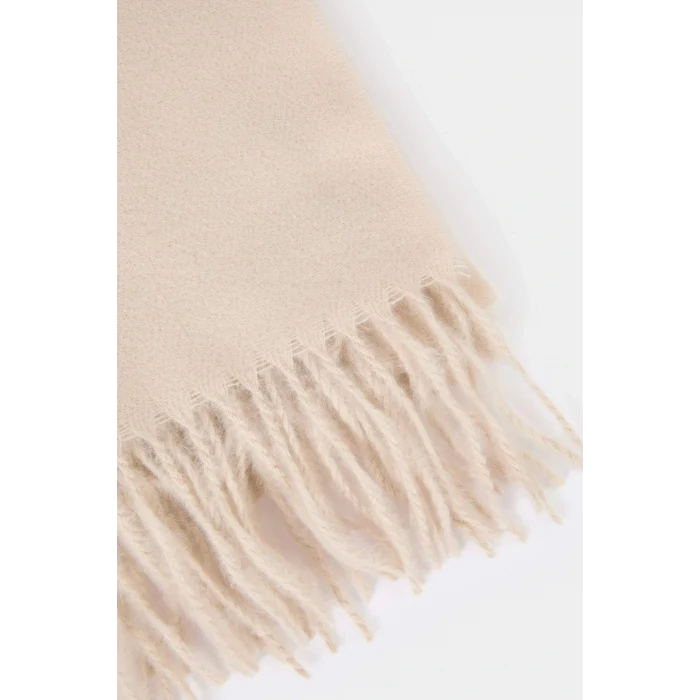 Defacto F3423AXER2 Ekru Kadın Atkı