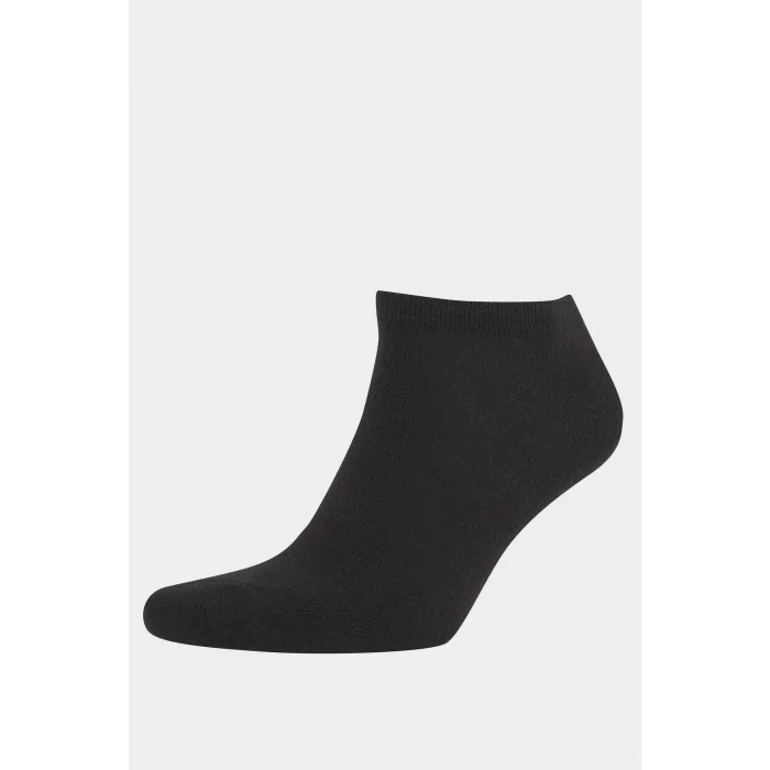 Defacto E9985AXBK23 Siyah Kadın 7li Pamuklu Patik Çorap