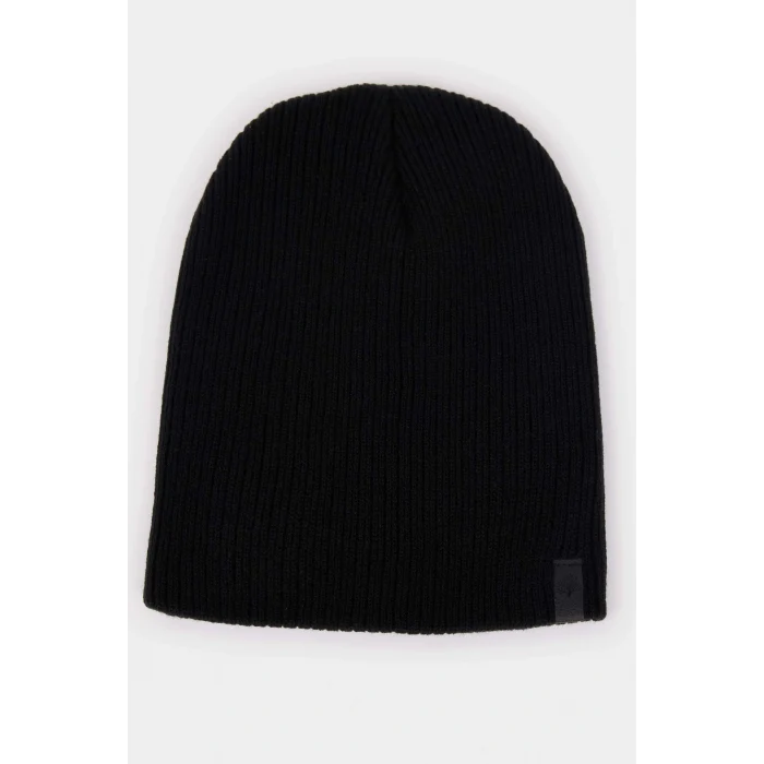 Defacto R6055AZBK23 Siyah Erkek Pamuklu Bere