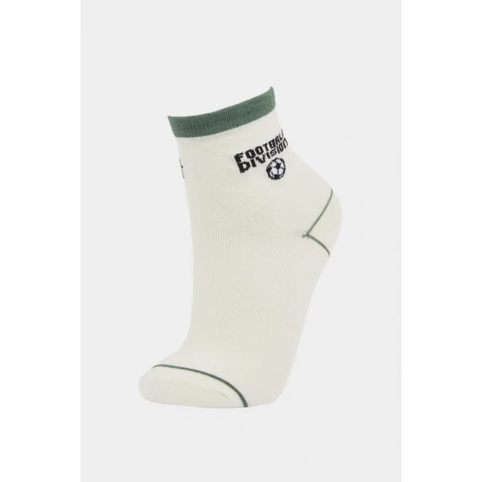 Defacto F4719A8KR1 Çok Renkli Erkek Çocuk 5li Pamuklu Uzun Çorap