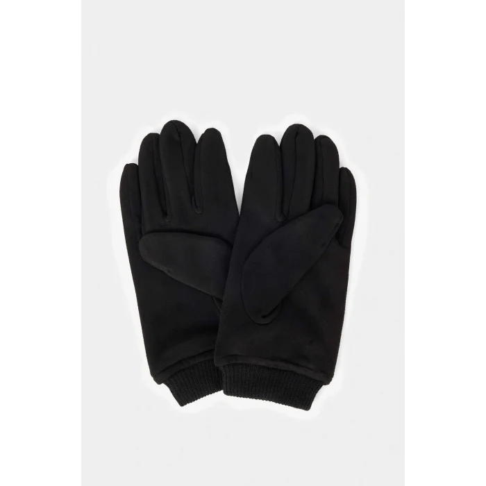 Defacto C7197AXBK27 Siyah Erkek Süet Eldiven