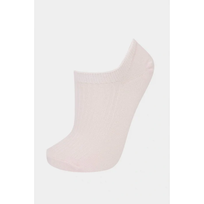 Defacto F5428AXPN2 Pembe Kadın 5li Pamuklu Sneaker Çorap