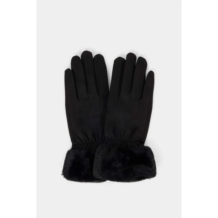 Defacto R7076AZBK27 Siyah Kadın Eldiven