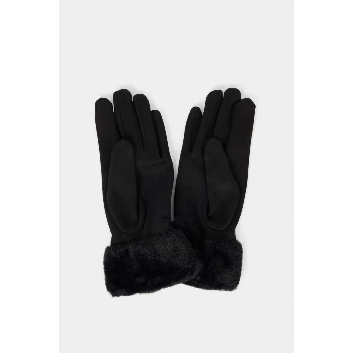 Defacto R7076AZBK27 Siyah Kadın Eldiven