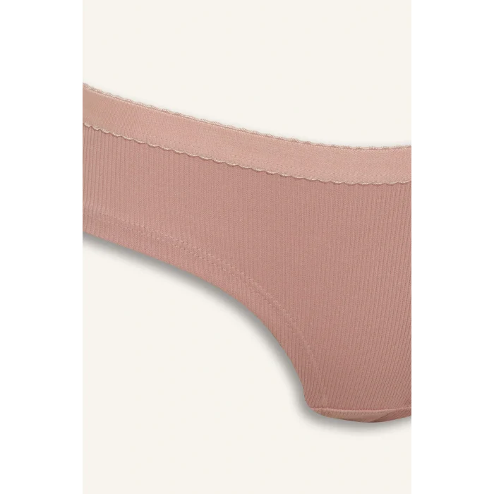 Defacto D8629AXBR86 Bordo Ribana 3lü Hipster Külot Fall in Love