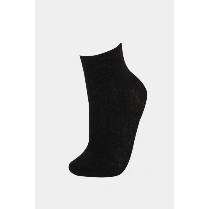 Defacto C3657A8BK21 Siyah Erkek Çocuk 5li Pamuklu Uzun Çorap