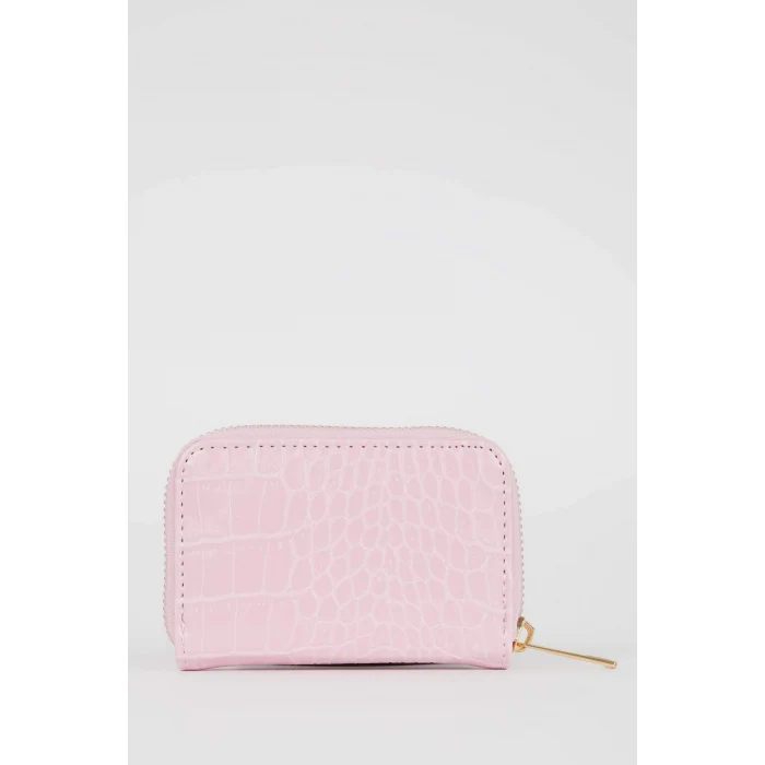 Defacto A5758AXPN232 Pembe Kadın Suni Deri Bozuk Para Cüzdanı