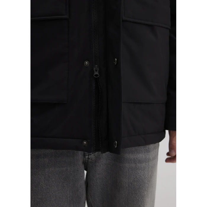 Mavi 0110472-900 Kapüşonlu Siyah Parka