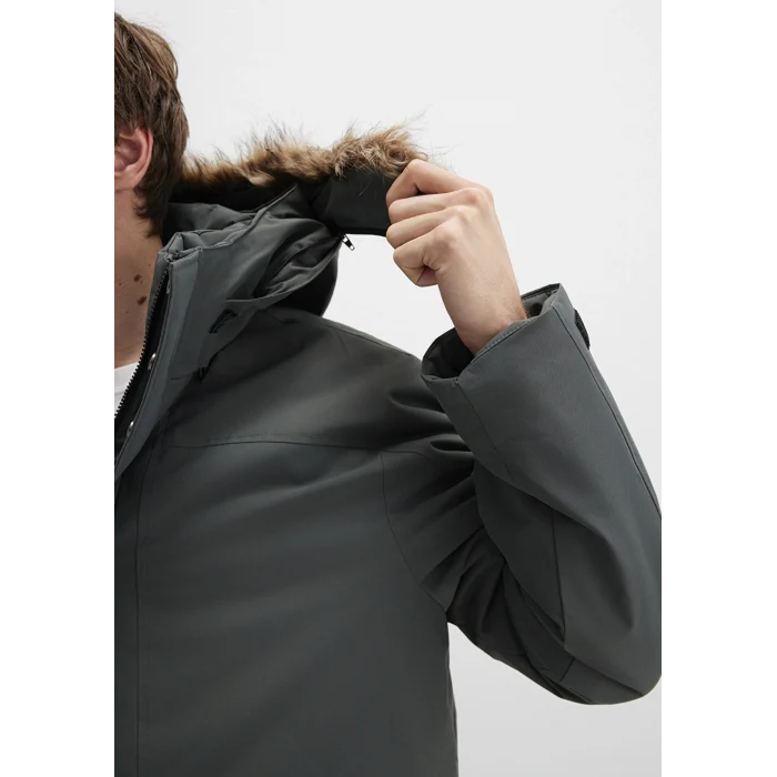 Mavi 0110472-71598 Kapüşonlu Yeşil Parka