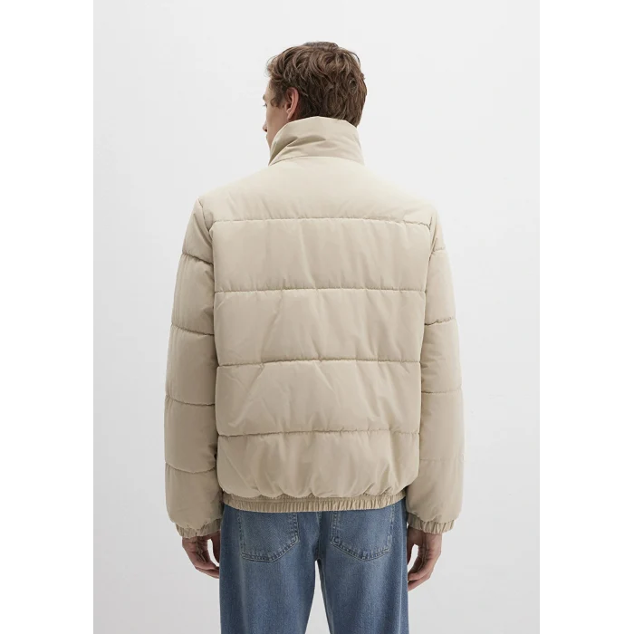 Mavi 0110470-86559 Dik Yaka Bej Şişme Mont