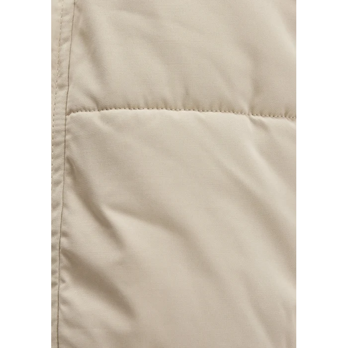 Mavi 0110470-86559 Dik Yaka Bej Şişme Mont