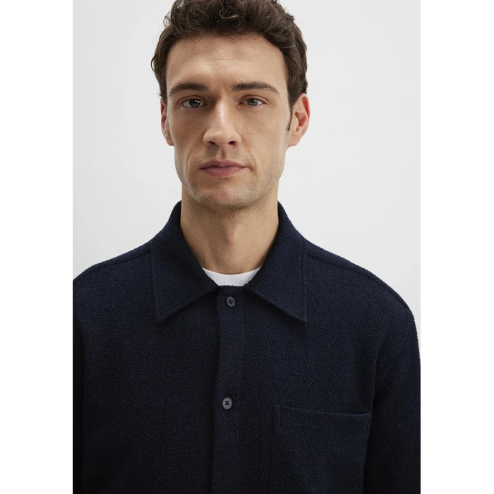 Mavi 0211772-83699 Mavi Black Lacivert Cepli Gömlek