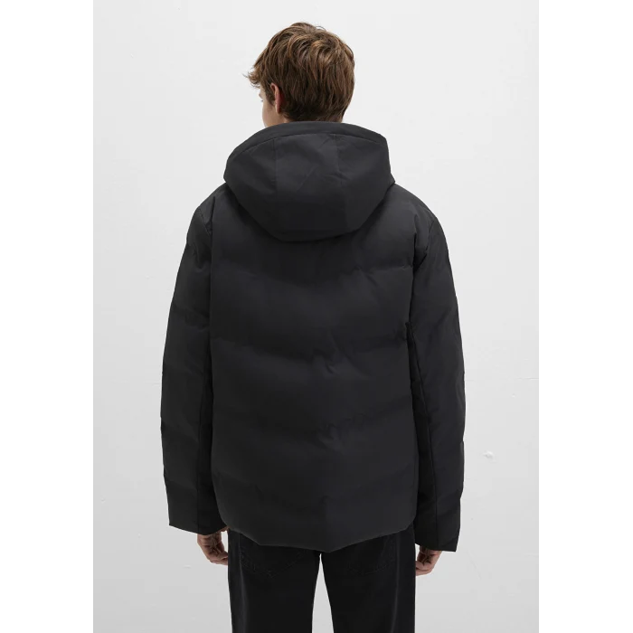 Mavi 0110651-71379 Su İtici Kapüşonlu Siyah Şişme Mont