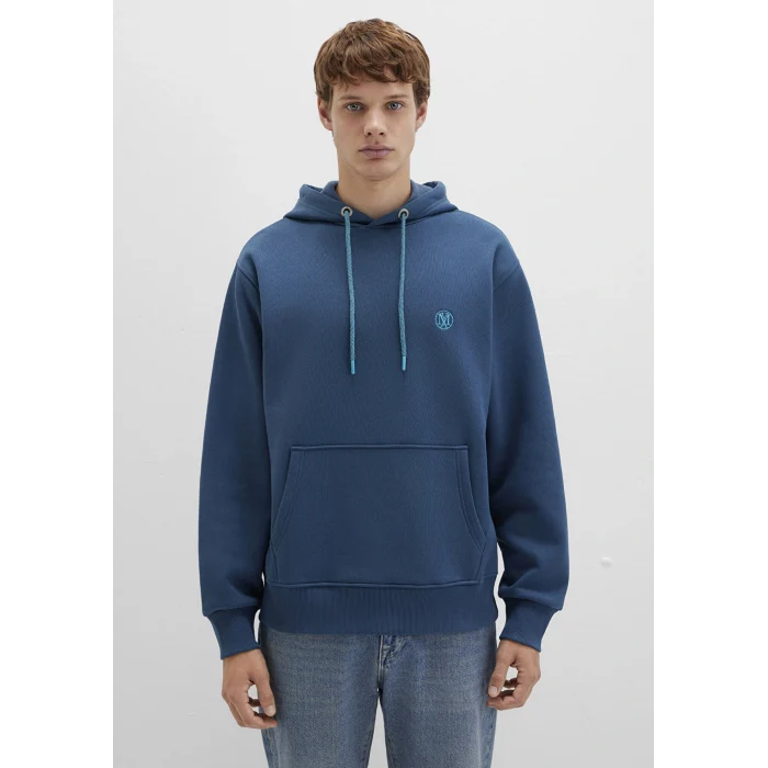 Mavi 065809-90609 Mavi Logo Nakışlı Kapüşonlu Mavi Sweatshirt.