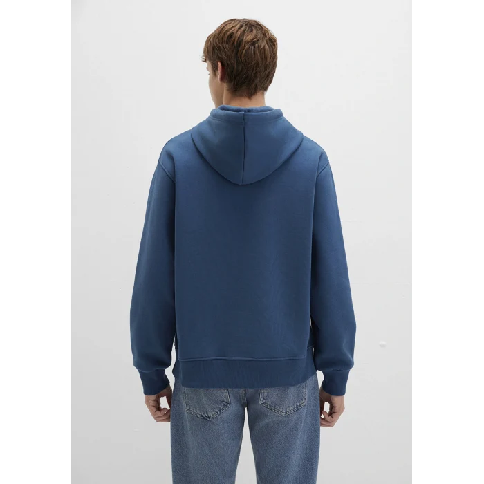 Mavi 065809-90609 Mavi Logo Nakışlı Kapüşonlu Mavi Sweatshirt.