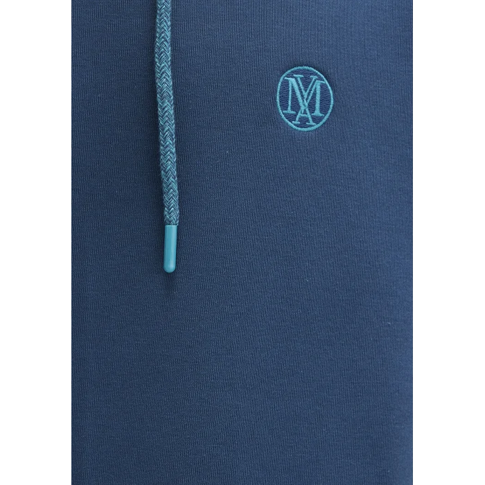 Mavi 065809-90609 Mavi Logo Nakışlı Kapüşonlu Mavi Sweatshirt.