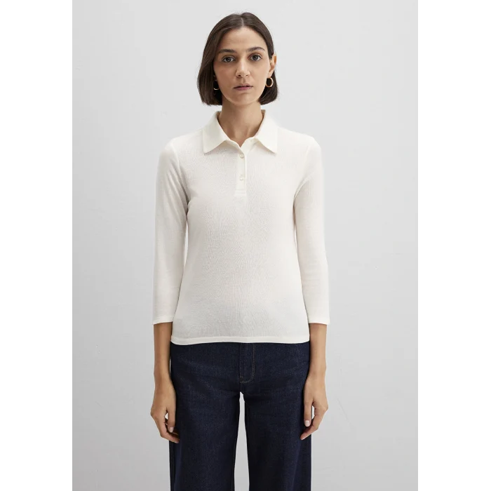 Mavi 1613647-80194 Ekru Polo Tişört