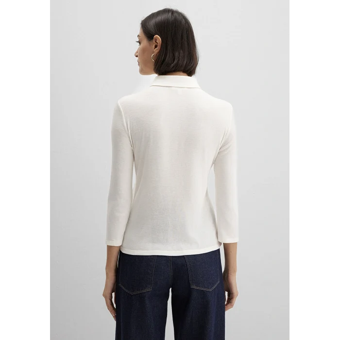 Mavi 1613647-80194 Ekru Polo Tişört