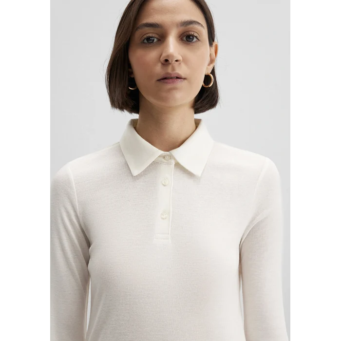 Mavi 1613647-80194 Ekru Polo Tişört