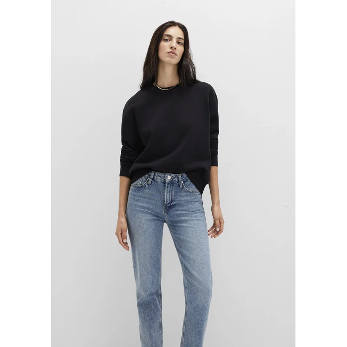 Mavi 1S10390-900 Bisiklet Yaka siyah Sweatshirt