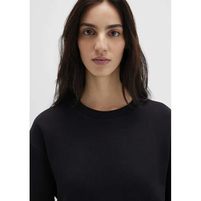 Mavi 1S10390-900 Bisiklet Yaka siyah Sweatshirt