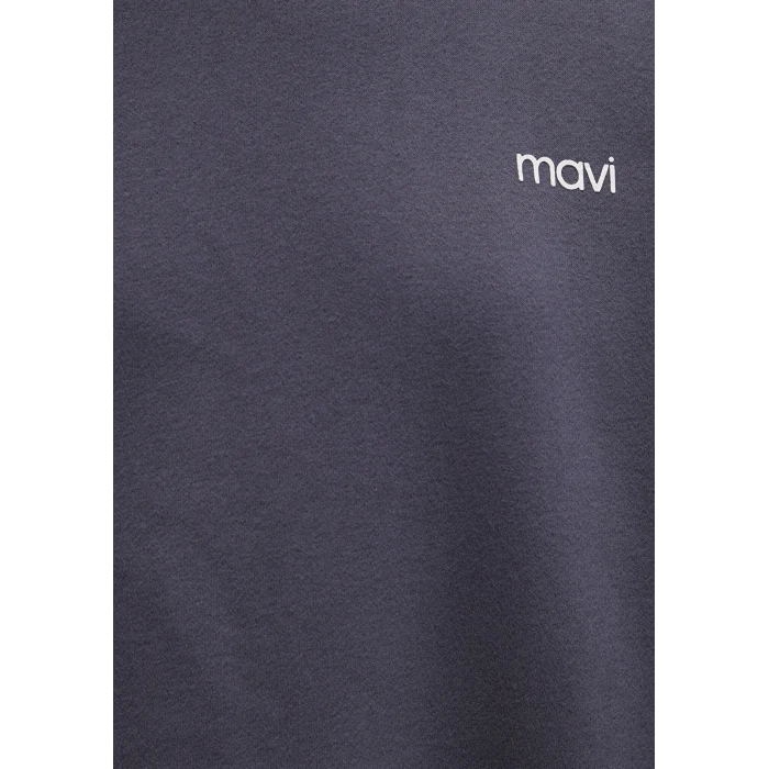 Mavi 1S10490-80932 Mavi Logo Baskılı Antrasit Sweatshirt
