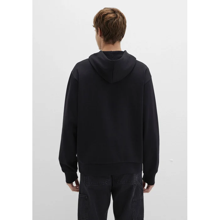 Mavi 0S10397-900 Mavi Baskılı Kapüşonlu Siyah Sweatshirt