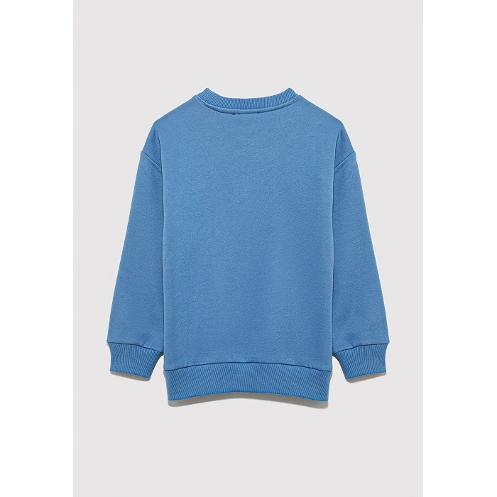 Mavi 6S10163-70724 Mavi Logo Bisiklet Yaka Mavi Sweatshirt