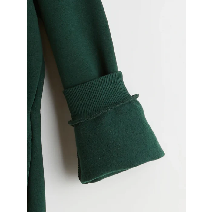 LCW Kids Yeşil Dik Yaka Erkek Çocuk Sweatshirt