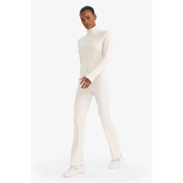 Defacto G4088AXBG721 Bej Flare Fit İspanyol Paça Uzun Sporcu Pantolon