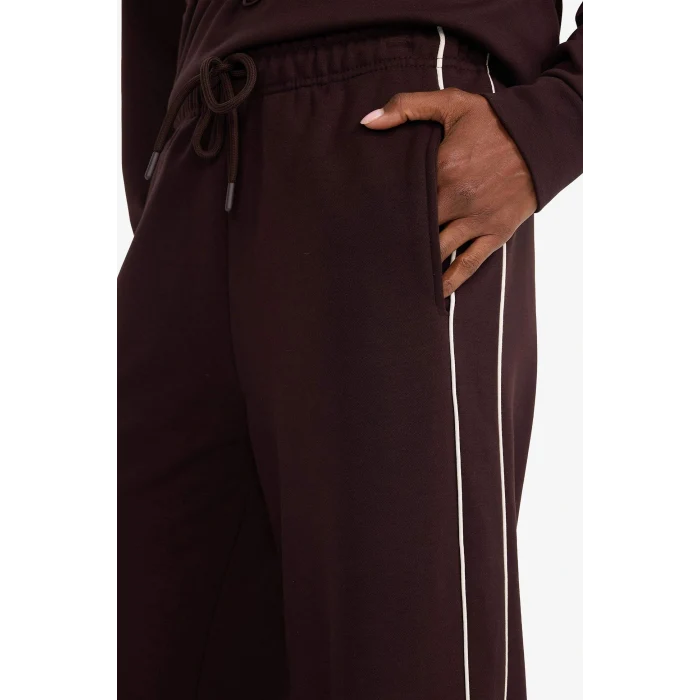 Defacto G4370AXBN340 Kahve Wide Leg Cepli Geniş Paça Uzun Boy Modal Sporcu Pantolon