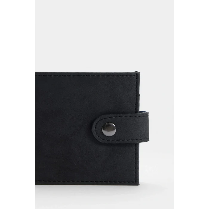 Defacto F9309AXBK27 Siyah Erkek Suni Deri Cüzdan