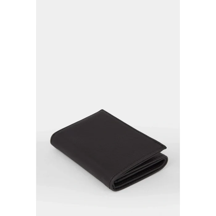 Defacto F9298AXBK27 Siyah Erkek Suni Deri Cüzdan