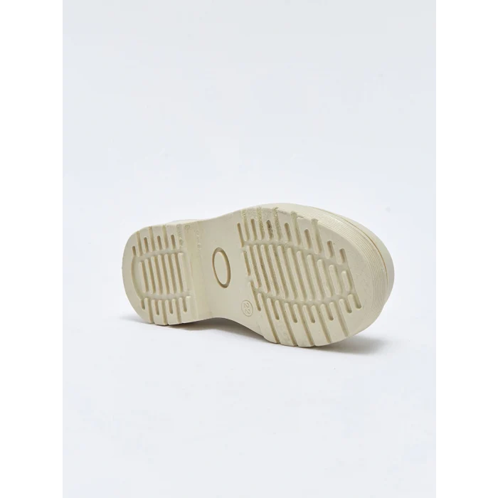 LCW STEPS Beyaz Fermuarlı Kız Bebek Bot