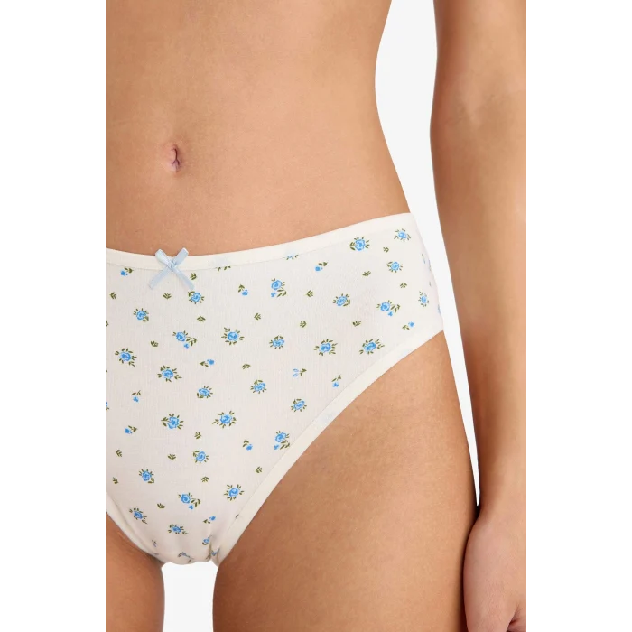 Defacto F3063AXBE302 Mavi 3lü Brief Külot