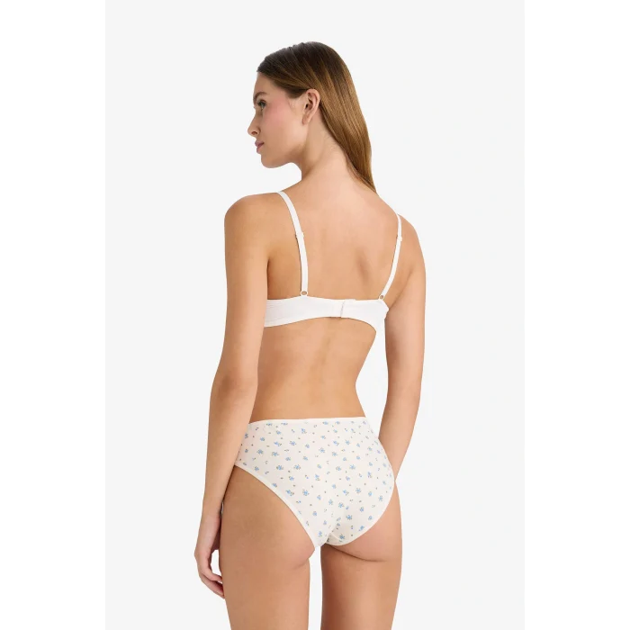 Defacto F3063AXBE302 Mavi 3lü Brief Külot