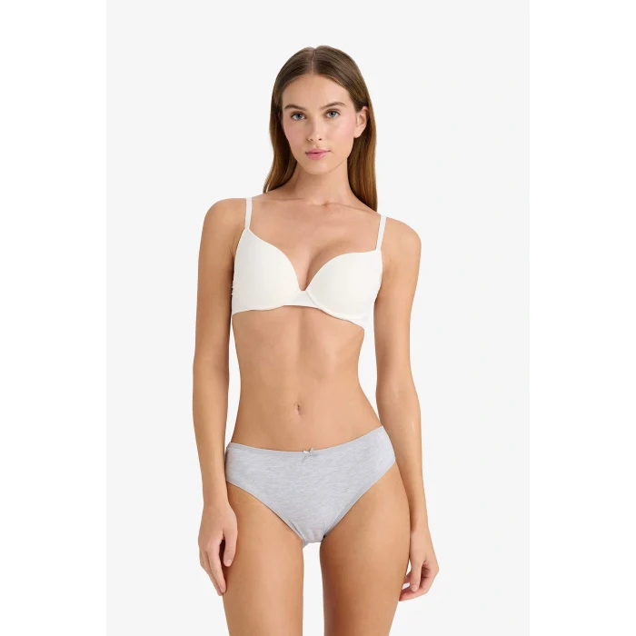 Defacto F3063AXBE302 Mavi 3lü Brief Külot