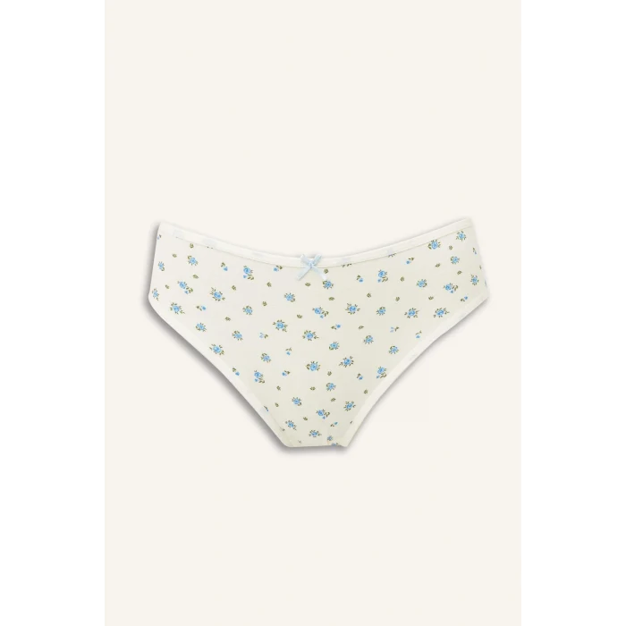 Defacto F3063AXBE302 Mavi 3lü Brief Külot