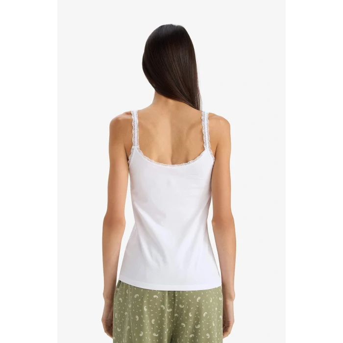 Defacto G4323AXWT79 Beyaz Regular Fit Atlet