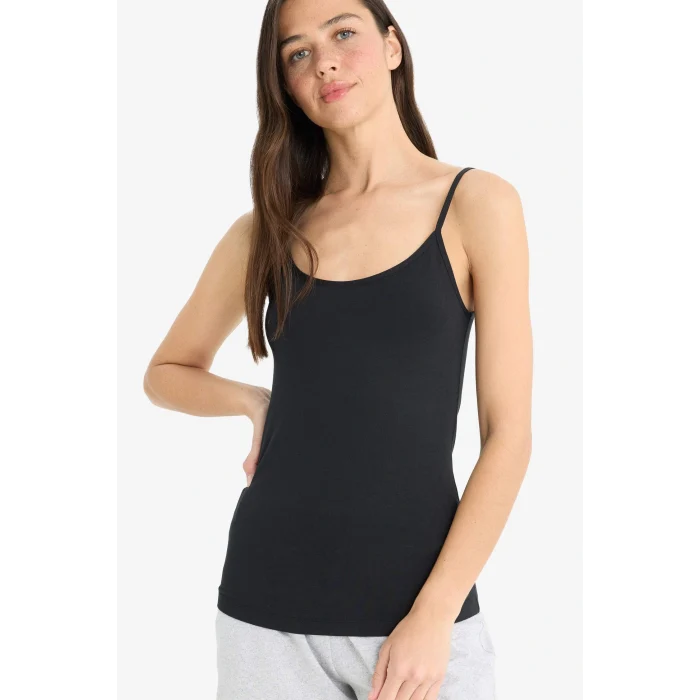 Defacto M6858AZBK81 Siyah Regular Fit Pamuklu Atlet