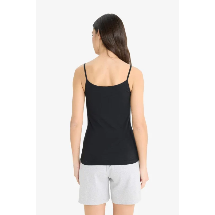 Defacto M6858AZBK81 Siyah Regular Fit Pamuklu Atlet