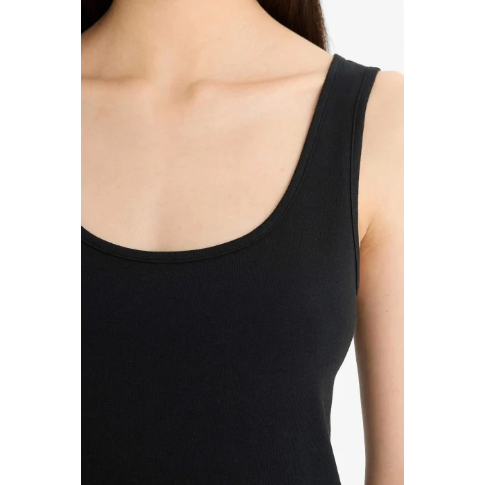 Defacto R9041AZBK81 Siyah Regular Fit Pamuklu Atlet