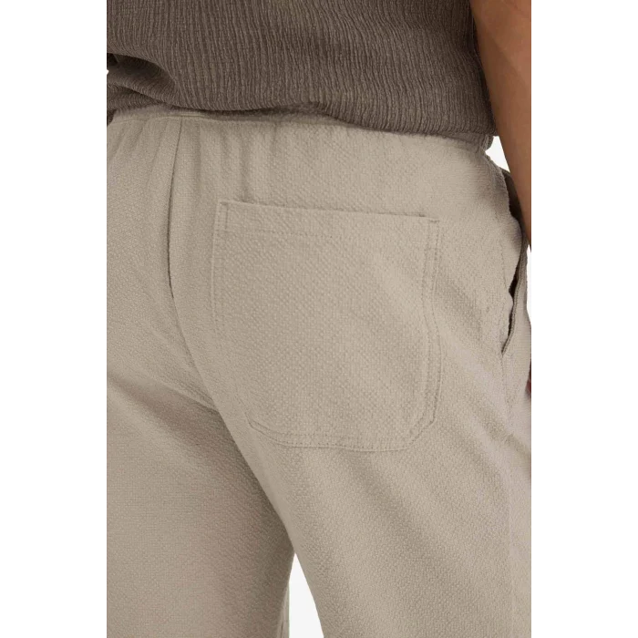 Defacto F3269AXKH475 Haki Jogger Fit Beli Bağcıklı Lastikli Cepli Pamuklu Dokulu Pantolon