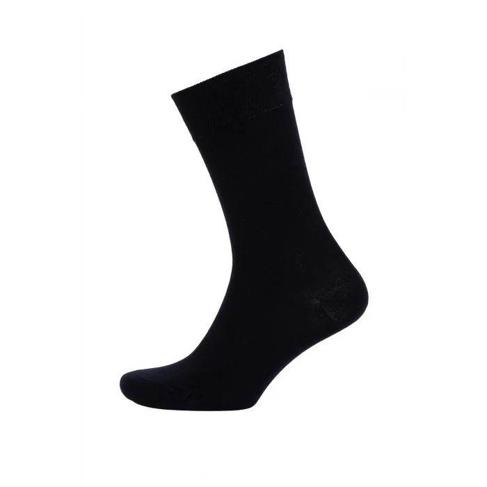 Defacto D3775AXNV2 Lacivert Erkek Dikişsiz Baklava Desenli Ultra Soft 2li Bambu Premium Uzun Çorap