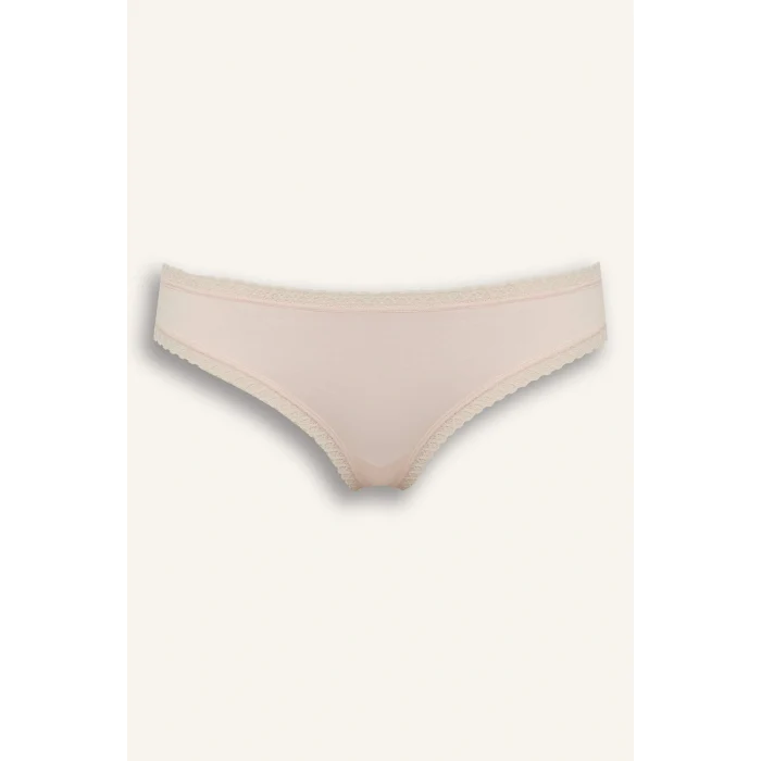 Defacto F2190AXGR93 Gri Dantel Detaylı 3lü Brazilian Külot