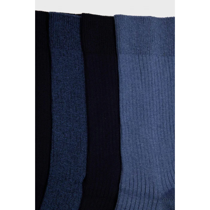 Defacto G6519AXNV2 Lacivert Erkek 5li Pamuklu Uzun Çorap