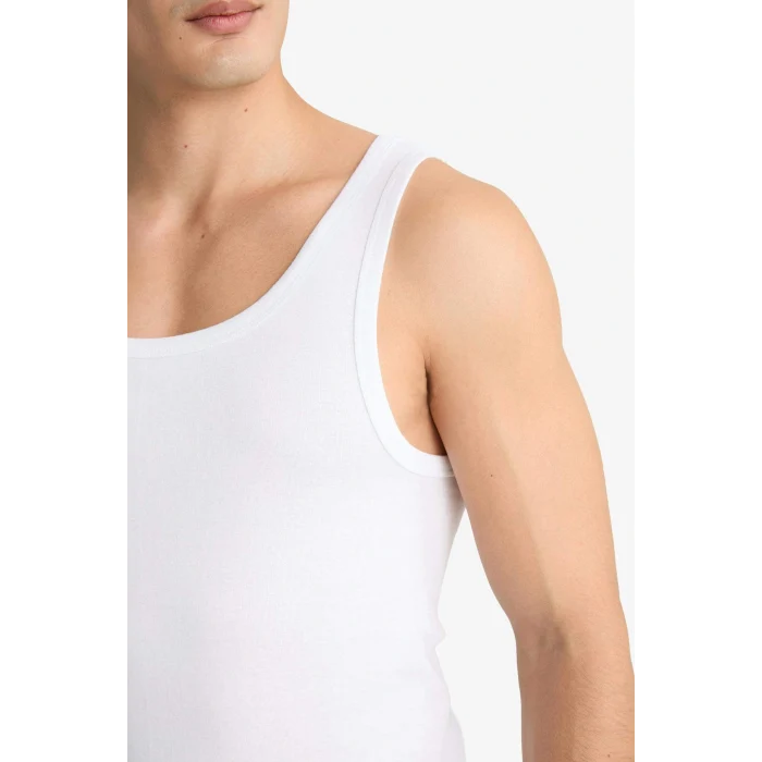 Defacto Y9056AZBK27 Siyah Slim Fit Dar Kesim Ribana 2li Atlet